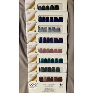8 NEW Color Street Nail Sets